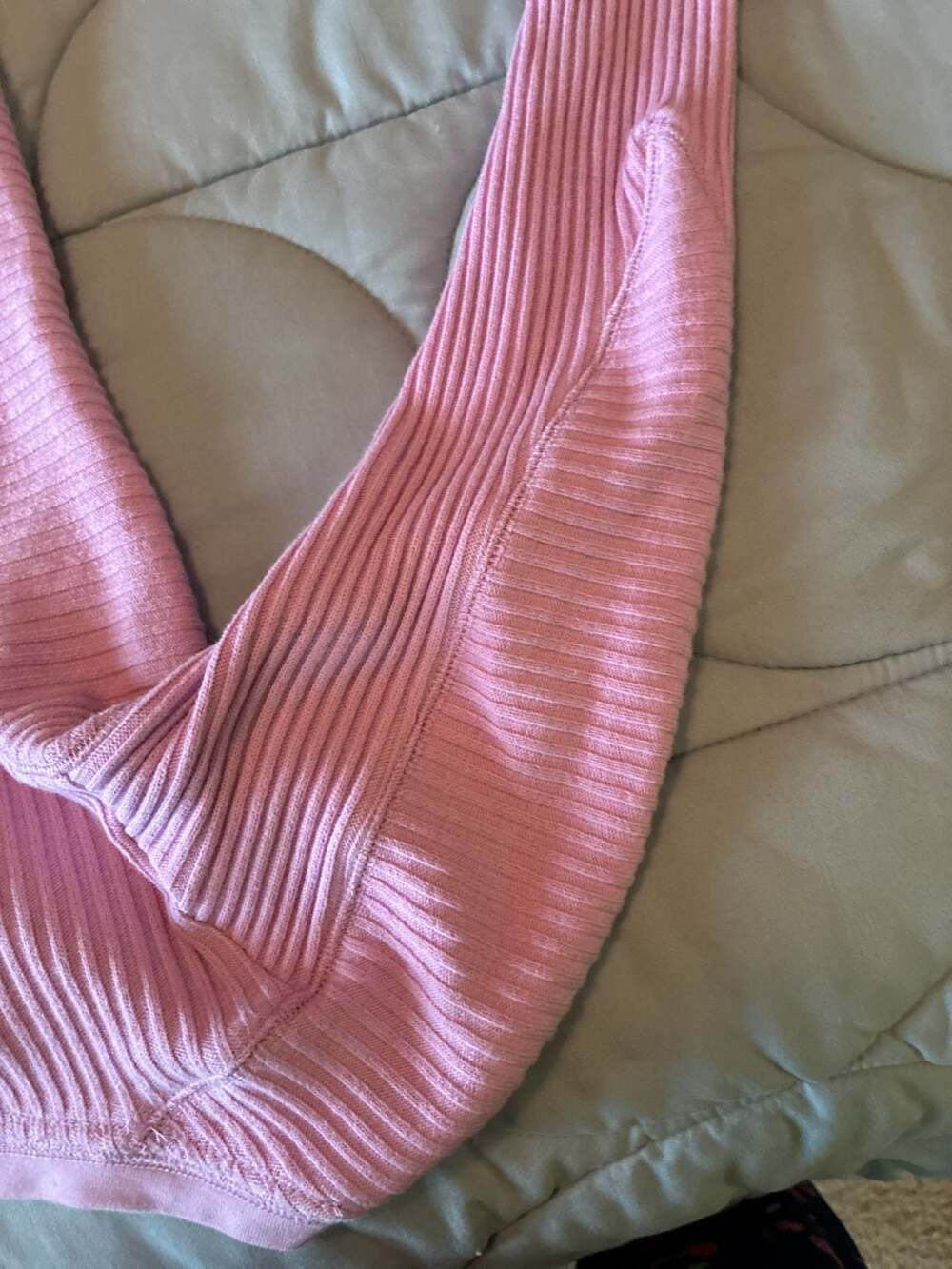 FP Movement Hit The Slopes Henley Ribbed Long Sleeve Top Lilac Sz XS A680 - Picture 10 of 10